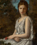 Girl with Rose - Georges Bellenger — artwork view