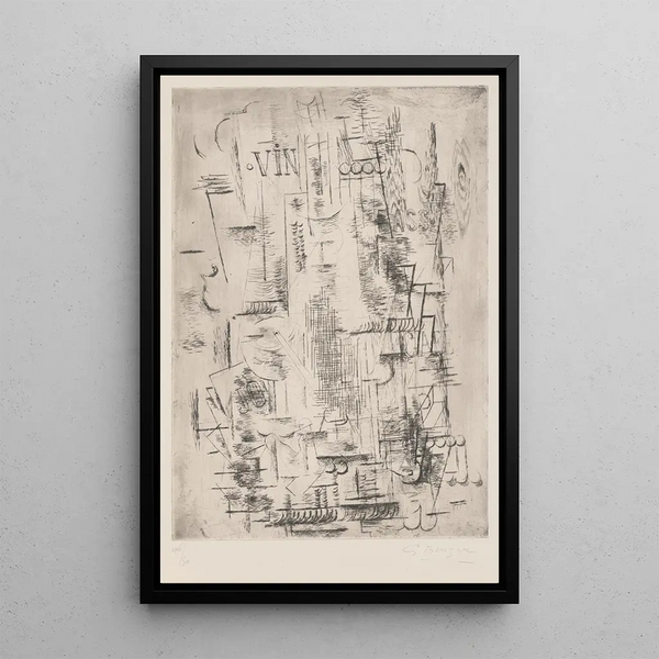 Basse - Georges Braque — framed artwork on a wall