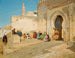 The door of the Kasbah in Tangier - Georges Bretegnier — artwork view