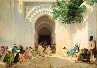 A Pasha's Audience in Tangier - Georges Bretegnier — artwork view