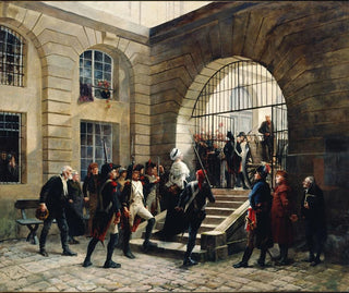 Marie-Antoinette leaving the Conciergerie, October 16, 1793 - Georges Cain — artwork view