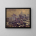La neige sur le maquis de Montmartre - Georges Chenard-Huché — framed artwork on a wall