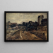 The Canal Saint-Martin - Georges Chenard-Huché — framed artwork on a wall