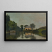 The Mill - Georges Claude — framed artwork on a wall