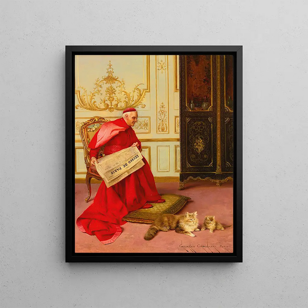 Distractions - Georges Croegaert — framed artwork on a wall