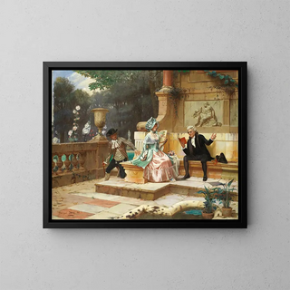 La note - Georges Devy — framed artwork on a wall