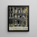 House occupied by Victor Hugo on the Grand-Place in Brussels in 1851 and 1852 - Georges Dufrénoy — framed artwork on a wall