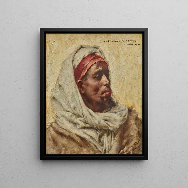 An Man of Cairo - Georges Gast — framed artwork on a wall