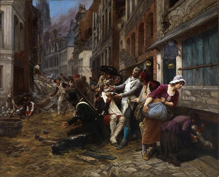 Episode of the Siege of Lille 1792 - Georges Gaston Théodore Melingue — artwork view