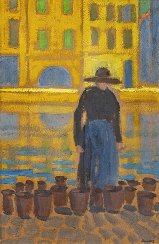 Georges Gaudion - The woman trader in pots.webp