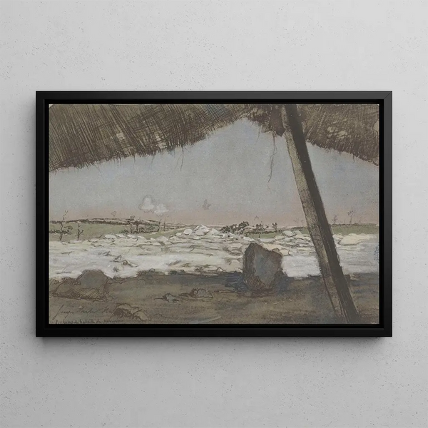The Battle of Navarino - Georges Hugo — framed artwork on a wall
