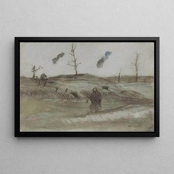 Obus fusants - Georges Hugo — framed artwork on a wall