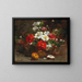 A basket full of flowers - Georges Jeannin — framed artwork on a wall