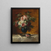 Floral composition with roses - Georges Jeannin — framed artwork on a wall