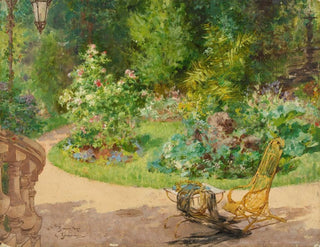 The Garden of Avenue d'Eylau - Georges Jeannin — artwork view