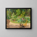 The Garden of Avenue d'Eylau - Georges Jeannin — framed artwork on a wall