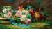 Nature Morte avec Roses et un Chapeau - Georges Jeannin — artwork view