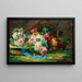 Nature Morte avec Roses et un Chapeau - Georges Jeannin — framed artwork on a wall