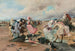 Un dimanche au bord de la mer - Georges Jules Victor Clairin — artwork view