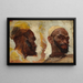 Studies of Arab Heads - Georges Jules Victor Clairin — framed artwork on a wall