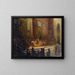 Elegant women in a Spanish church - Georges Jules Victor Clairin — framed artwork on a wall