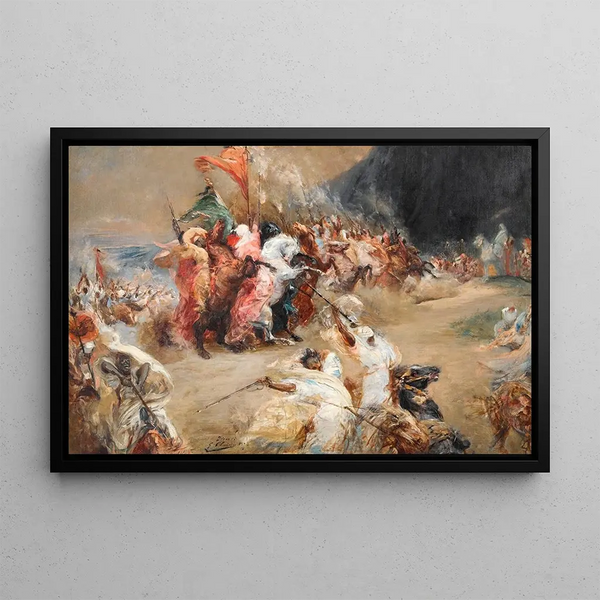 Fantasy Painting - Georges Jules Victor Clairin — framed artwork on a wall