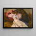 Femme allongée - Georges Jules Victor Clairin — framed artwork on a wall