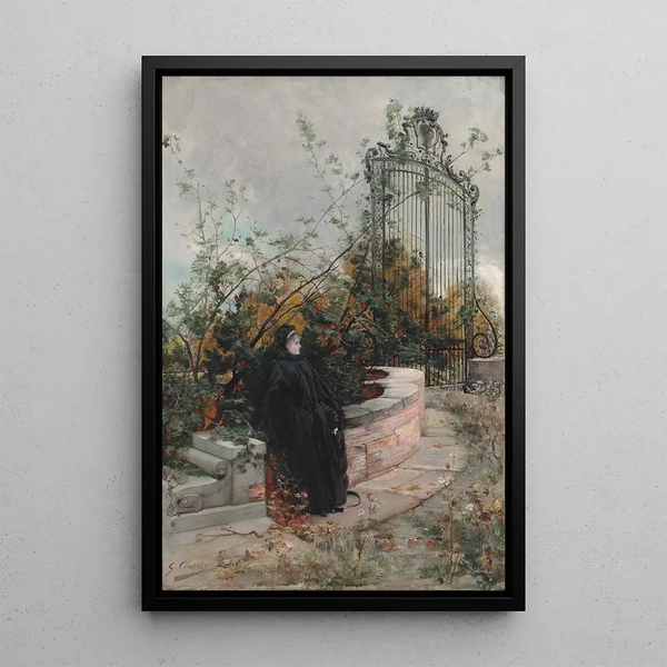 The Countess of Castiglione - Georges Jules Victor Clairin — framed artwork on a wall