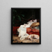 Portrait of Sarah Bernhardt - Georges Jules Victor Clairin — framed artwork on a wall