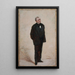 Portrait of Émile de Girardin 1806-1881 publicist and politician - Georges Jules Victor Clairin — framed artwork on a wall