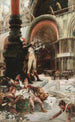 Tambour-major de l'armée française donnant à manger aux pigeons de la place Saint-Marc Venise - Georges Jules Victor Clairin — artwork view