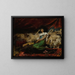 The peacock fan - Georges Jules Victor Clairin — framed artwork on a wall