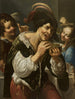 a Man Eating Lentils - Georges Lallemant — artwork view