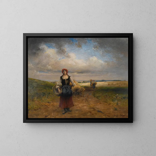 End of Day - Georges Lauge — framed artwork on a wall
