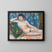 The Model - Georges Lemmen — framed artwork on a wall