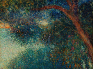 Weeping Willow near a River - Georges Lemmen — artwork view
