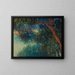 Weeping Willow near a River - Georges Lemmen — framed artwork on a wall