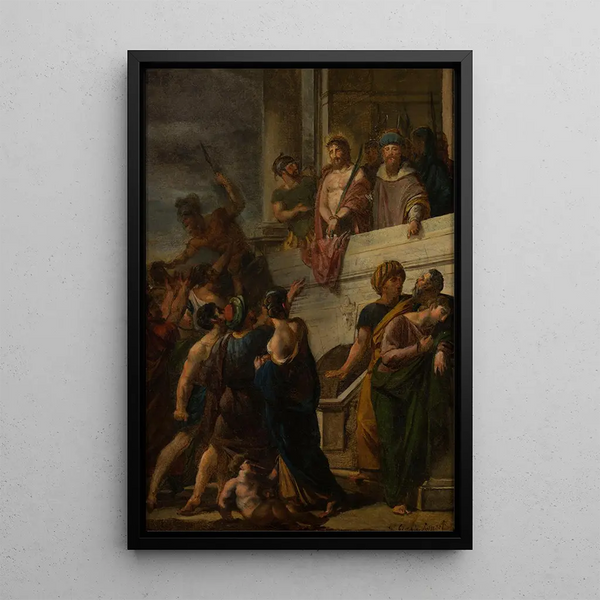 Ecce Homo - Georges Rouget — framed artwork on a wall