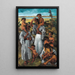 Maternité arabe - Georges Sabbagh — framed artwork on a wall