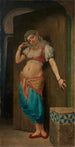 in front of the door - Georges Sauvage — artwork view