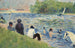 Bathers Study for Bathers at Asnières - Georges Seurat — artwork view