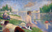 Final study for The Bathers at Asnières - Georges Seurat — artwork view