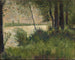 Riverbank with Grassland - Georges Seurat — artwork view
