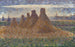 Haystacks - Georges Seurat — artwork view