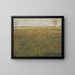 La Luzerne à Saint-Denis - Georges Seurat — framed artwork on a wall
