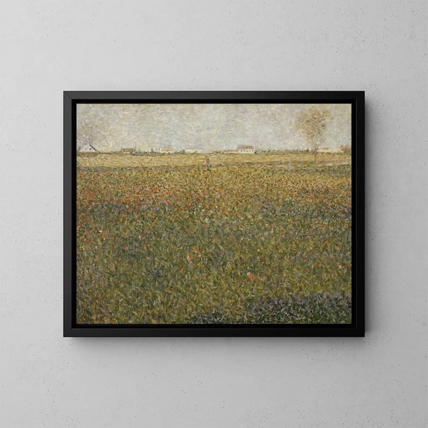 La Luzerne à Saint-Denis - Georges Seurat — framed artwork on a wall