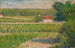 The house with the red roof - Georges Seurat — artwork view