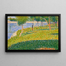 Le Saint-Cyrien - Georges Seurat — framed artwork on a wall
