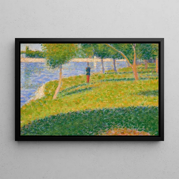 Le Saint-Cyrien - Georges Seurat — framed artwork on a wall