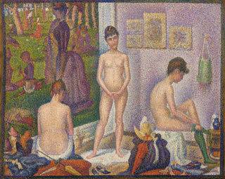 Les poseuses ensemble - Georges Seurat — artwork view